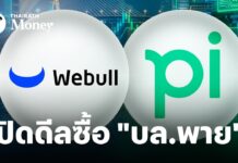 Webull ปิดดีลซื้อ “บล.พาย” ปูทางธุรกิจบริหารความมั่งคั่ง ดันเป้า AUM รวมแตะ 2 แสนล้านบาท